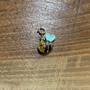 Bee Charm with Heart Accent